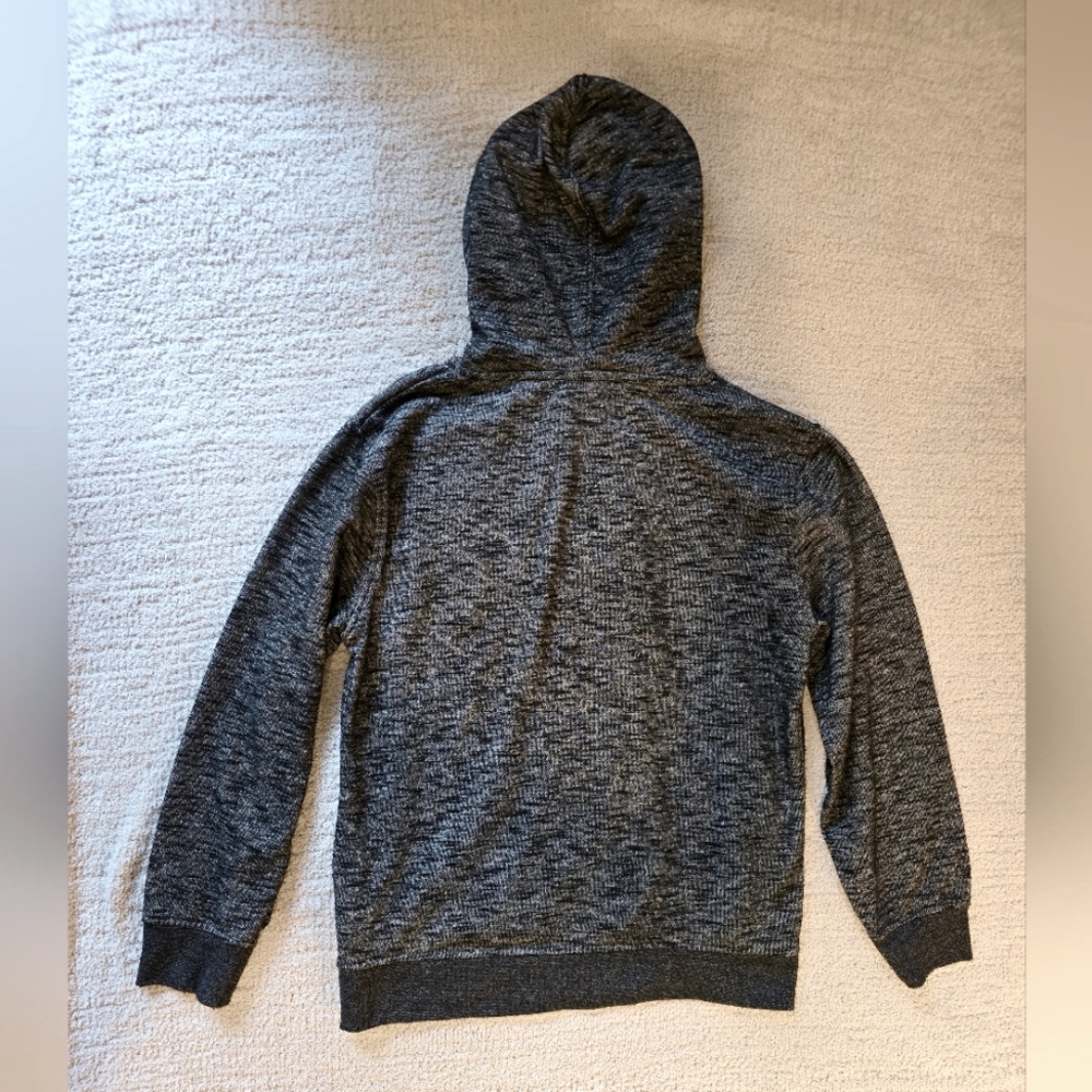 NBA Brooklyn Nets BKLYN Logo Black Gray Sweatshirt Hoodie *YOUTH* Sz 14-16 - Picture 6 of 7